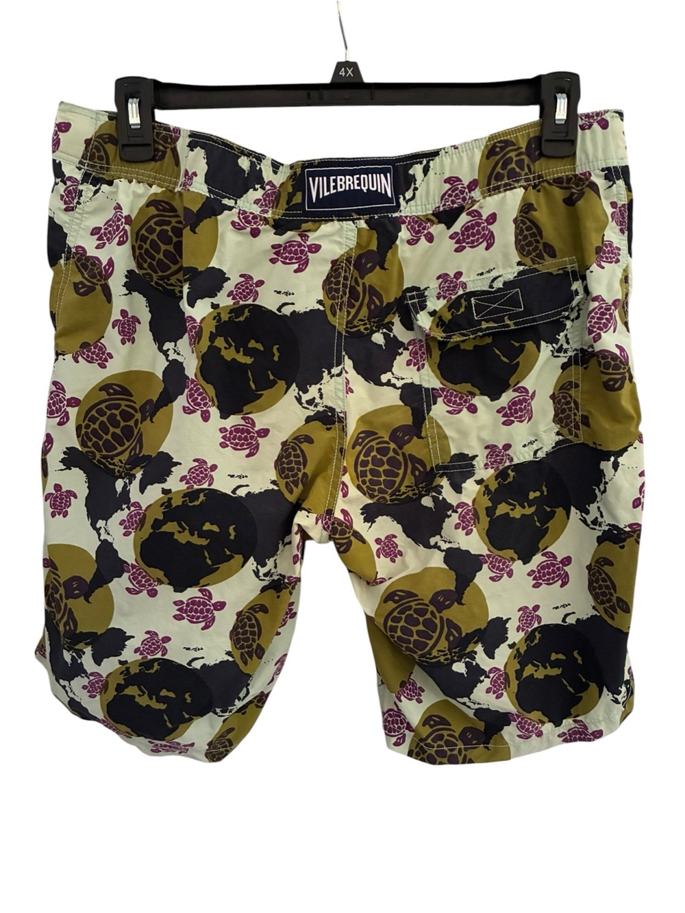 Vilebrequin  Swim Shorts - Olive, Black, Magenta Mens Size XL - Picture 2 of 6
